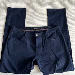 Massimo Dutti size 38 navy blue pants